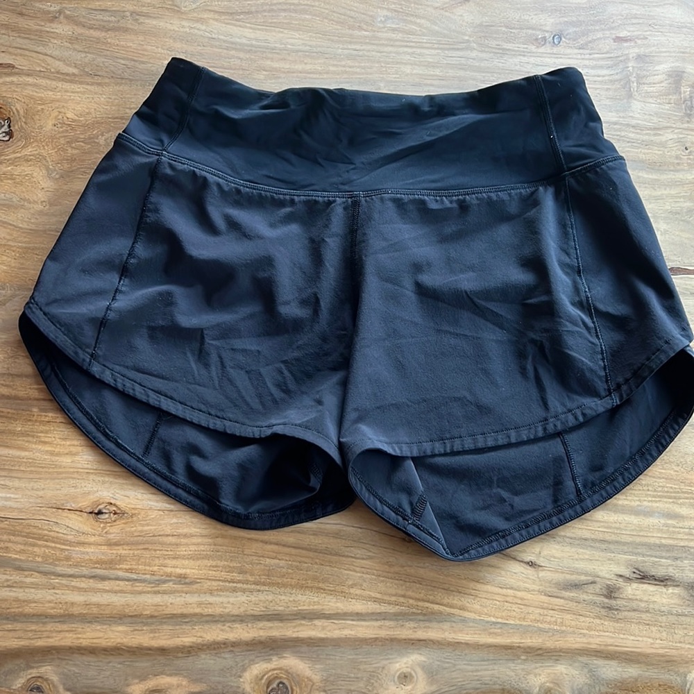 Black Athletic Shorts (no lining)
